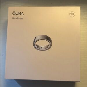 Oura Ring Generation 4 Size 10 in Shiny Silver